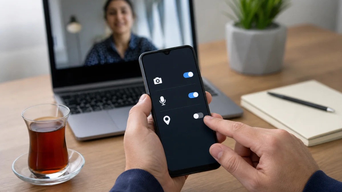Görüntülü sohbette gizlilik ayarları: küçük kontrol listesi